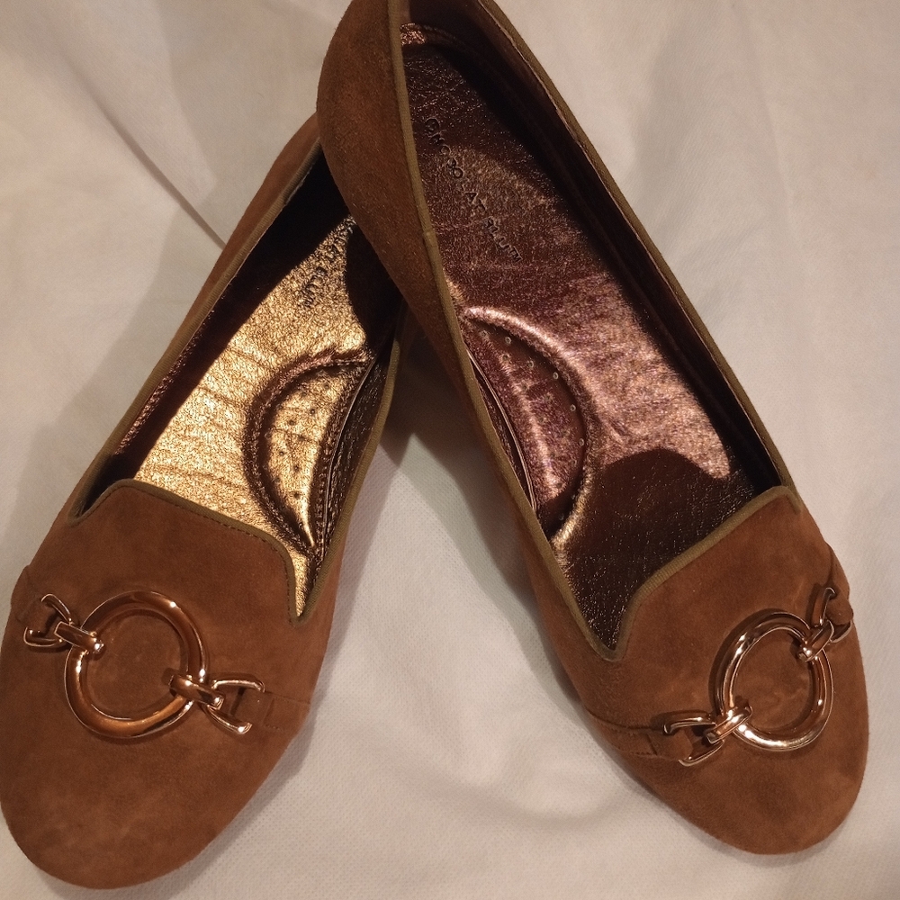 Chocolat Blu Suede Flats